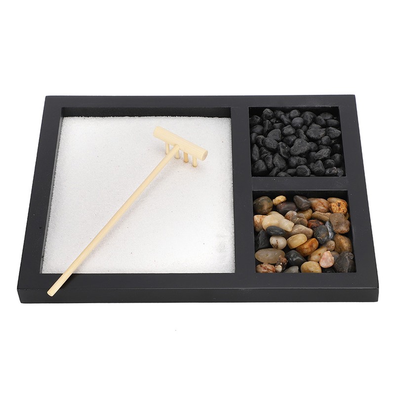 Zen Garden Sand Tray Decoration Desktop Micro Landscape Ornament Craft