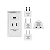 Conair Voltage Converter and Universal Travel Adapter, European Travel Plug