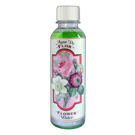 1 PC AURA SPIRITUAL FLOWER WATER -AGUA ESPIRITUAL FLORES 8 FL.OZ.