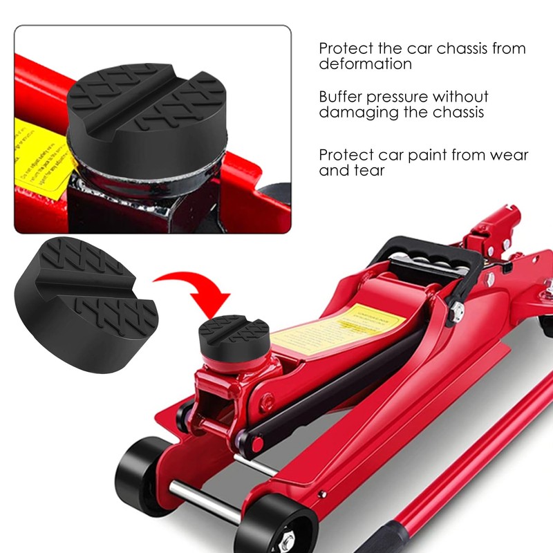 2 PCS Trolley Jack, Rubber Mat Trolley Jack, Low Profile