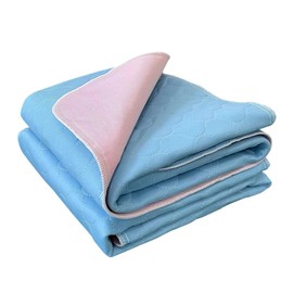 2PCS Reusable Underpads Large 34" x 36", Upgrade Cooling Waterproof Bed Pads with Heavy Absorbent, Washable for Incontinent, Potty Training, for Adult, Dogs