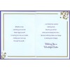 Designer Greetings Circular 3D Tip On Banner, Blue Ribbon, Blue