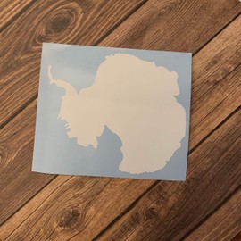 Antarctica Decal, Antarctica Vinyl Decal, Antarctica Sticker, Antarctica Decorations, Travel Decorations, Car Decal, Window Decal