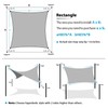 Amagenix Sun Shade Sail 16'X20' Curved Edge Outdoor Shade Canopy