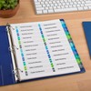 Avery Ready Index Double Column Table of Content Dividers for