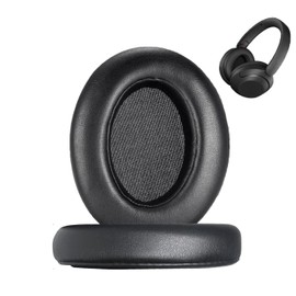 Replacement earpads Compatible with Sony WH-xb910N Earphones High-Density Memory Foam Soft Comfort Protein Leather Replacement Earphone Pads (Black/Buckle)