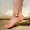 Bheop Ankle Bracelets for Women 14K Gold Plated Anklets for