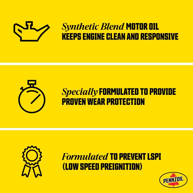 Pennzoil 550034991 SAE 30 SN Motor Oil - 1 Quart