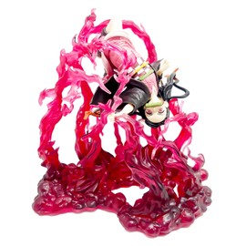Anime Toys, Demon Slayer 10-inch Nezuko Kamado Action Figure, Demon Slayer Anime Series Collectible Figure with Collectors Stand Base, Statue Ornament Home Decoration Gift