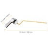 Hibbent Universal Metal Side Mount Toilet Handle Replacement Kit, Brass