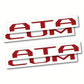 (2 Sets) Prime Series UV Weatherproof Vinyl Decals for Glove Box Dashboard Letter Inserts Compatible fits Tacoma 2024-2026 (Gloss Ruby Red)