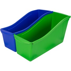 Storex Industries 70110U06C Book Bin, Multicolor
