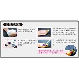 ビューティーネイラー プロフェッショナル リアルデコシール RDS-8 1シート (x 1)