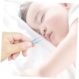 Healeved 10pcs Nose Cleaning Tweezers Safe Easy Ear Nose Navel Care Tool for Anti-skid for Gentle Cleaning Kit