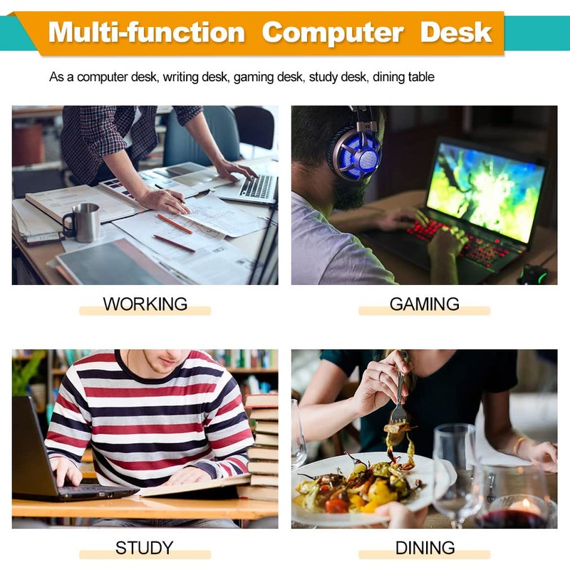 35/39/47 Inch Computer Desk Home Office Desk Writing Study Table