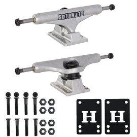 Independent Skateboard Trucks Andrew Reynolds Hollow Mid 144 8.25" with 1" Phillips Mounting Hardware and Optional Risers