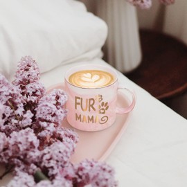 Cabtnca Dog Mom Gifts for Women, Fur Mama Mug, Dog Mom Cat Mom Gifts, Dog Mom Mothers Day Christmas Gifts, Dog Mom Cat Mom Mug, Mothers Day Birthday Gifts for Dog Mom Dog Lover, 12Oz