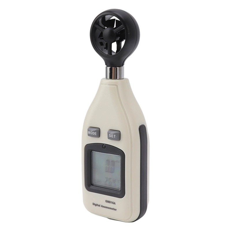 Digital Anemometer with LCD Display Wind Speed and Temperature Meter