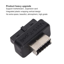 USB 3.0 Front 19PIN to 3.1 Type C Front Panel Header, Type E Adapter A Key 20 to 19 Pin Expansion Card for USB3.0/3.1 (19pin) Motherboard(PH73S)