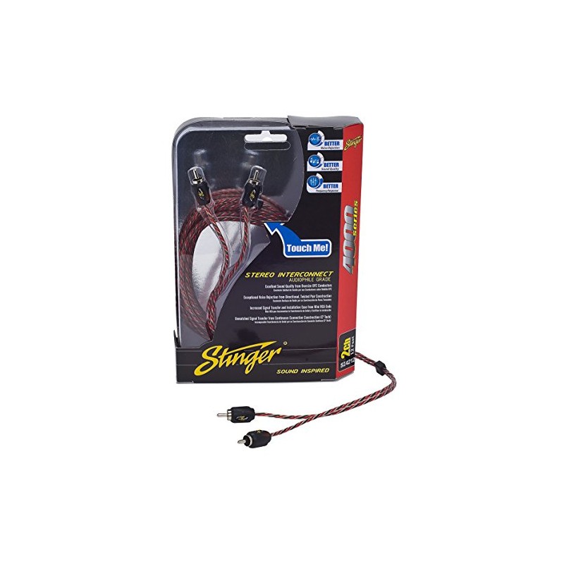 Stinger 2 x RCA, 1.5 ft – 1.5ft Audio Cable