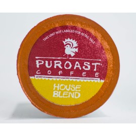 Puroast Low Acid Coffee Single-Serve Pods, House Blend, High Antioxidant, Compatible with Keurig 2.0 Coffee Makers (96 Count)