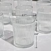 VOHO - 24 portavelas transparentes para decoración de mesas
