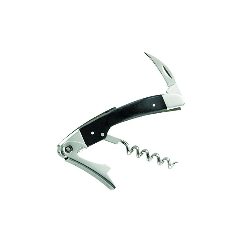 Sommelier Kellnermesser, Pakkaholz-Schalen, Nylonetui,