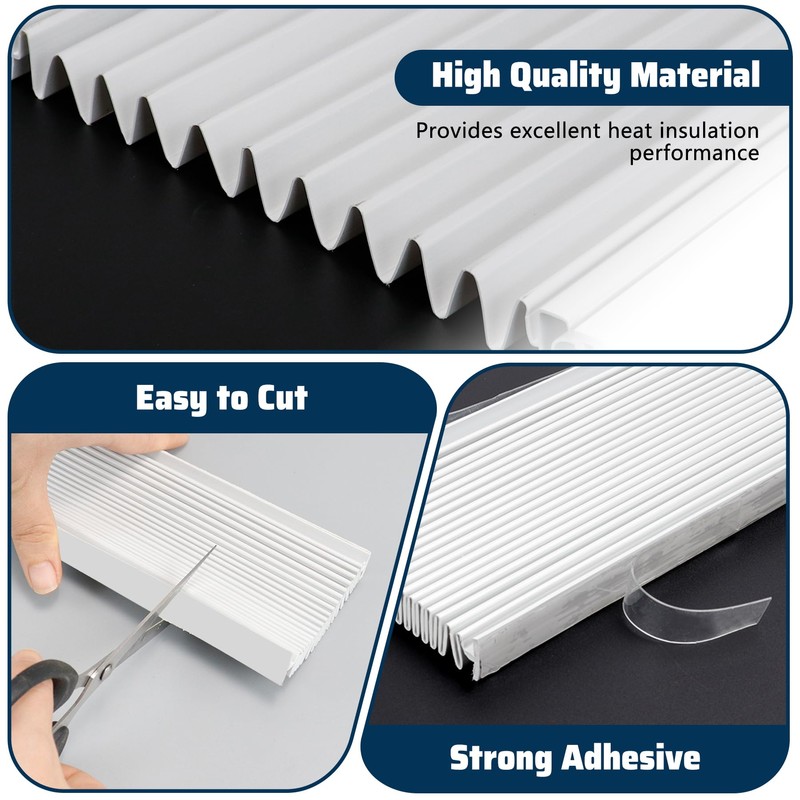 Pearwow Adjustable Window Air Conditioner Side Panels with Frame Set,Extra