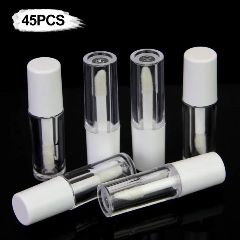Paquete De 45 Tubos De Brillo De Labios Vacíos, Mini