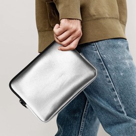 kwmobile Tablet Case Compatible with 9.7 - 11 Inch Tablet - Universal Neoprene Case Cover Case - Protective Sleeve in Silver