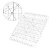 Gadpiparty Transparent Acrylic Sewing Ruler Durable Cutting Tool for DIY