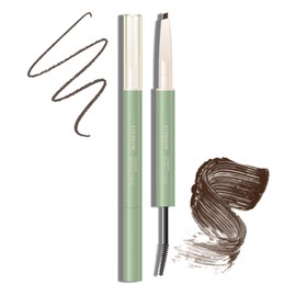 KYDA 2 in 1 Eyebrow Pencil and Tinted Brow Cream, Grey Brown, Eyebrow Cream&Pencil, Lasting Matte Tint Fill Define, Shape Natural Wild Brows All Day Hold