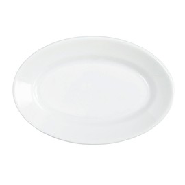 Zakkaworks 8003342080015 Satania Tiboli Oval Plate 25 White Medium