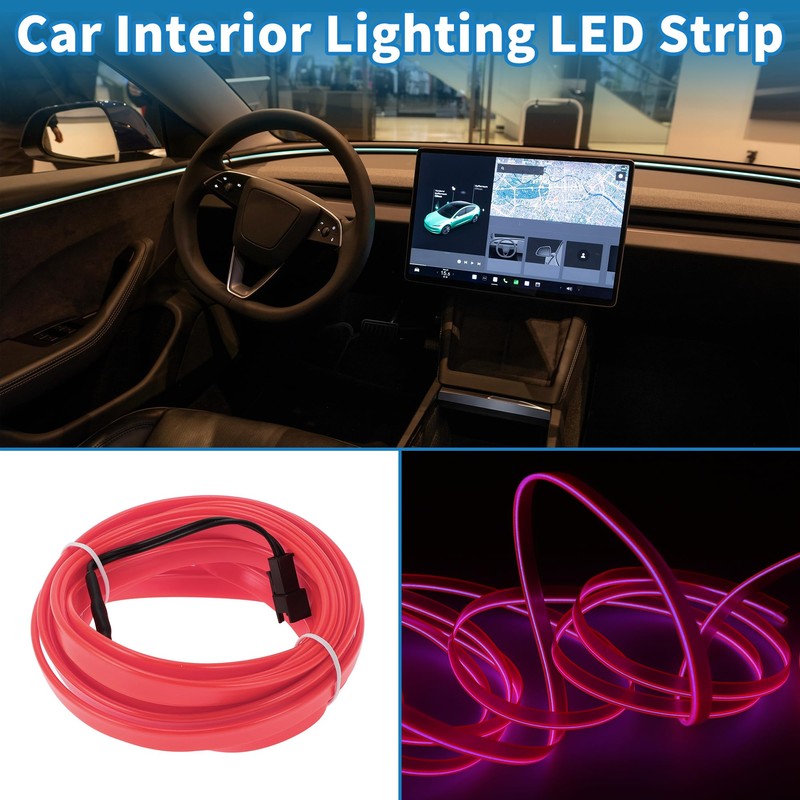 A ABSOPRO 4m EL Wire Cable LED Glow String Light