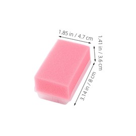 FRCOLOR 4Pcs Sensory Sponge Brushes for Bath Soft Head Scrubbers for Calming Experience Reusable and Gentle Skin for Sensory Training and Daily Use