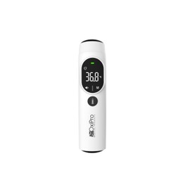 OxiPro TH2 Thermometer - NHS Supplier - German Sensor - IF Award Winner - CE Approved - In-Ear, Forehead, Non-Touch & Baby Modes - Infrared Thermometer for Newborn, Baby, Kids, Children (Grey)