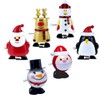 6Pcs Christmas Wind Up Toys for Kids,Funny Christmas Toys Jump
