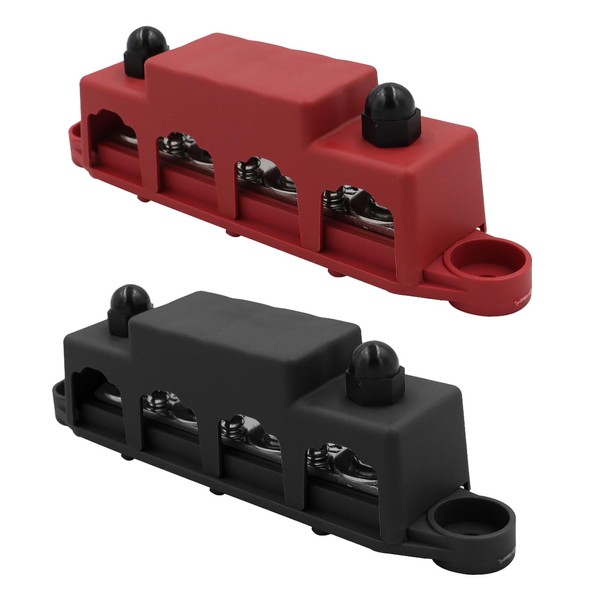 Busbar 12V-48V DC Busbar Distribution Block 250A Power Distribution Block,