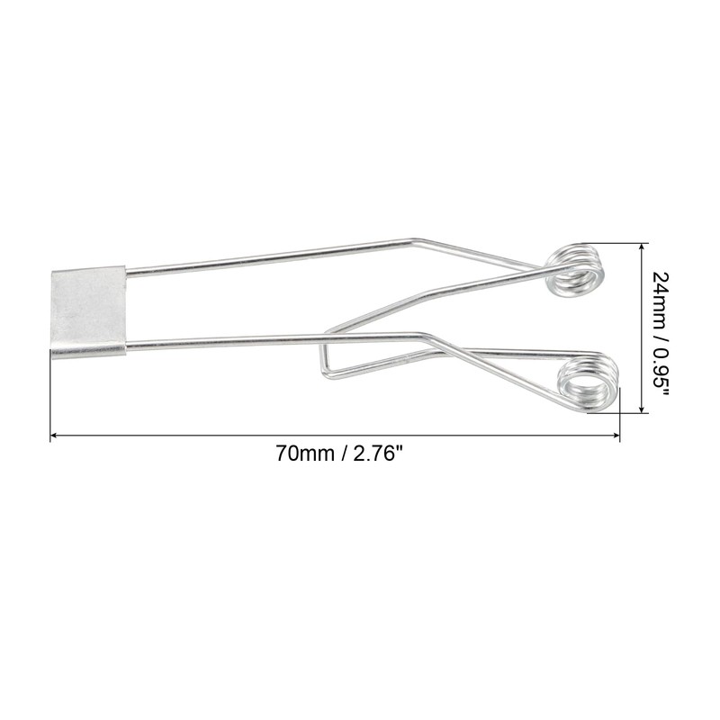 PATIKIL 70x24mm Downlight Spring Clips, 20 Pack Emitting Diode Recessed