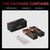 Hilldow 7.4V Lipo Battery 2S 85C 5100mAh Lipos Hard Case