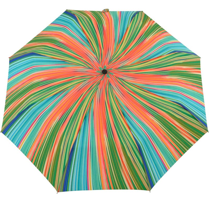 Doppler Magic Women's Pocket Umbrella Carbon Steel Fantasy Aqua, Multicolor
