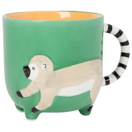 Jubilee Danica Stoneware Monkey Mug, 15 oz