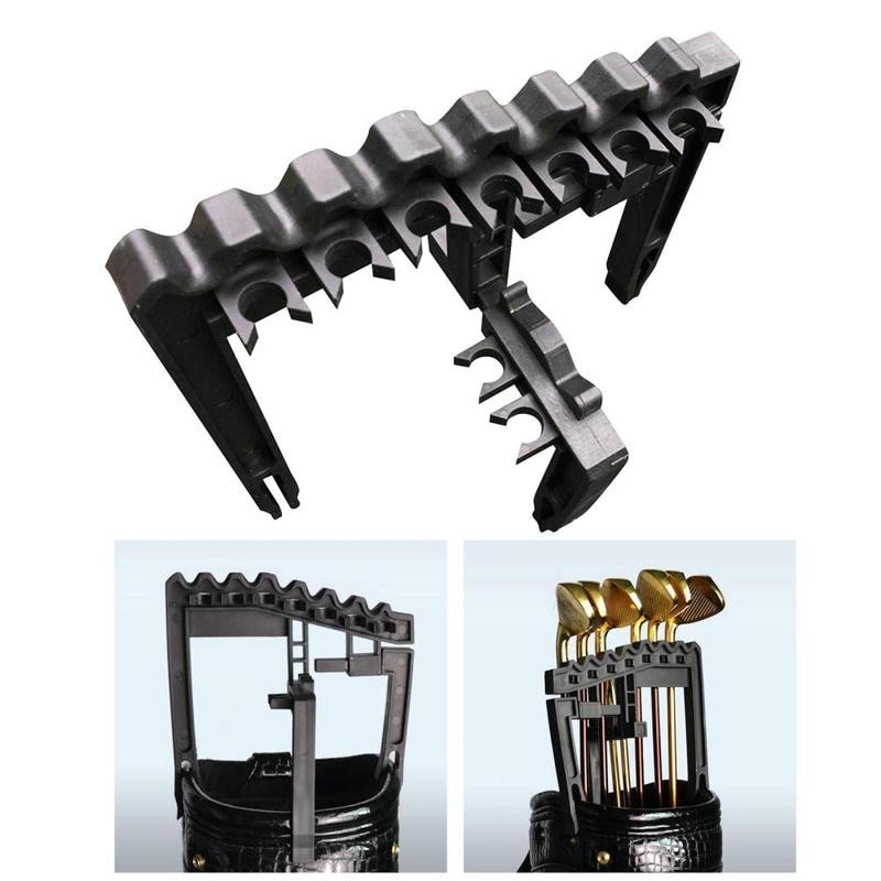 Golf Organizer for Bag Clip On Putter Stand shafts Holder