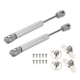 ACROPIX 7.5 Inch 25Lbs/110N Silver Tone Universal Lift Supports Gas Struts Gas Springs with Bracket Ball Stud for Car SUV RV Truck Motorcycle - Pack of 6