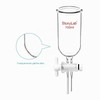 stonylab 100ml Borosilicate Glass Burette Drip Funnel with PTFE Tap