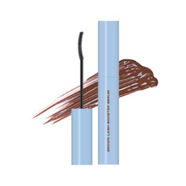 ENTROPY MAKEUP Brow & Lash Enhance Boost Brown Serum - Suero para el crecimiento de pestañas para pestañas y cejas más pobladas, nutrición con biotina y madecassoside, resultados visibles en 14 días,