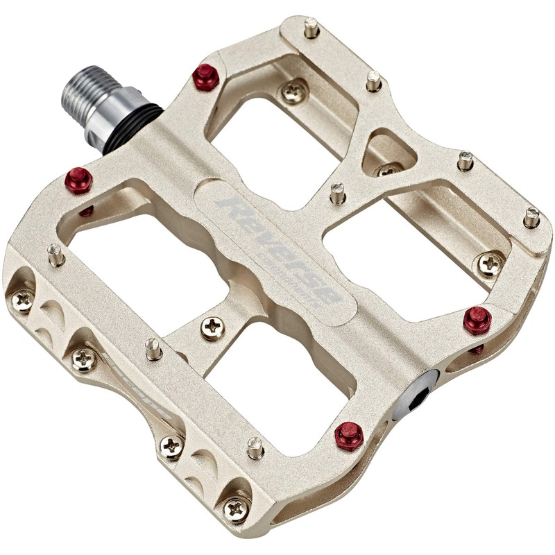 Reverse Escape Flat Bicycle Pedal MTB Downhill Sand/Metallic