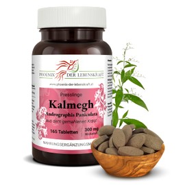 Kalmegh tablets, 300 mg active ingredient, tablets, premium quality, made in Austria, tablets instead of capsules, vegan