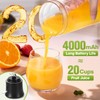 20 Oz Portable Blender for Shakes and Smoothies,4000mAh Electric Juicer,