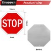 Eoppen 12 x 12 Inches Stop Sign Street Slow Warning